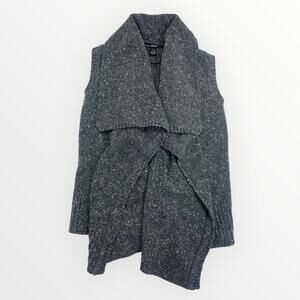 DKNY Jeans Cardigan Women’s XS Gray Sleeveless Sweater
